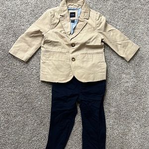 Gap blazer and khaki chinos